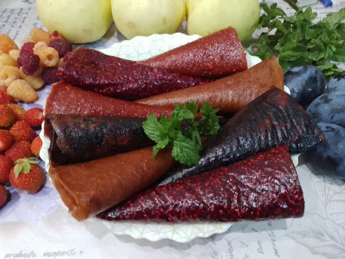 Пастила из яблок и фруктов