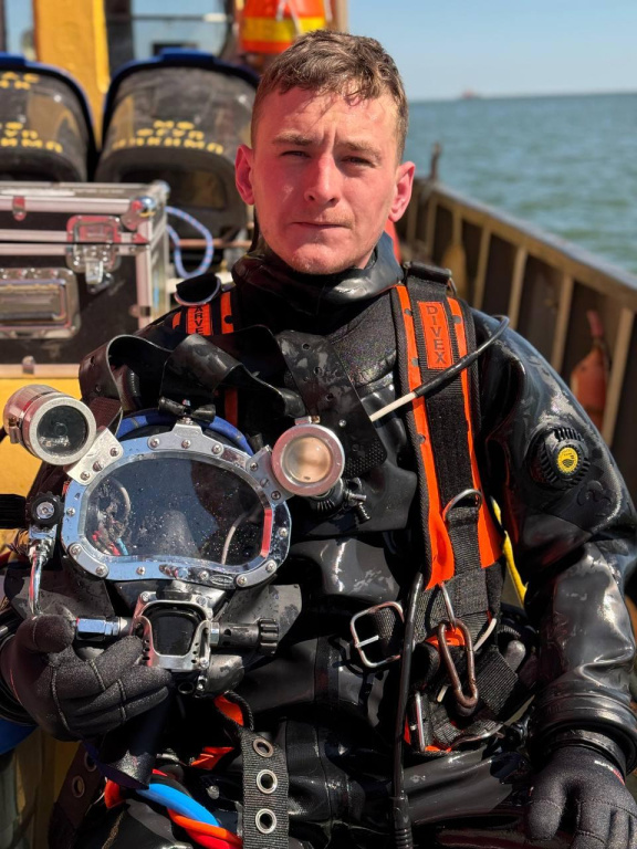 Заместитель руководителя, старшина водолазной станции Никита Мальцев / Фото: Предоставлено Никитой Мальцевым  📷
