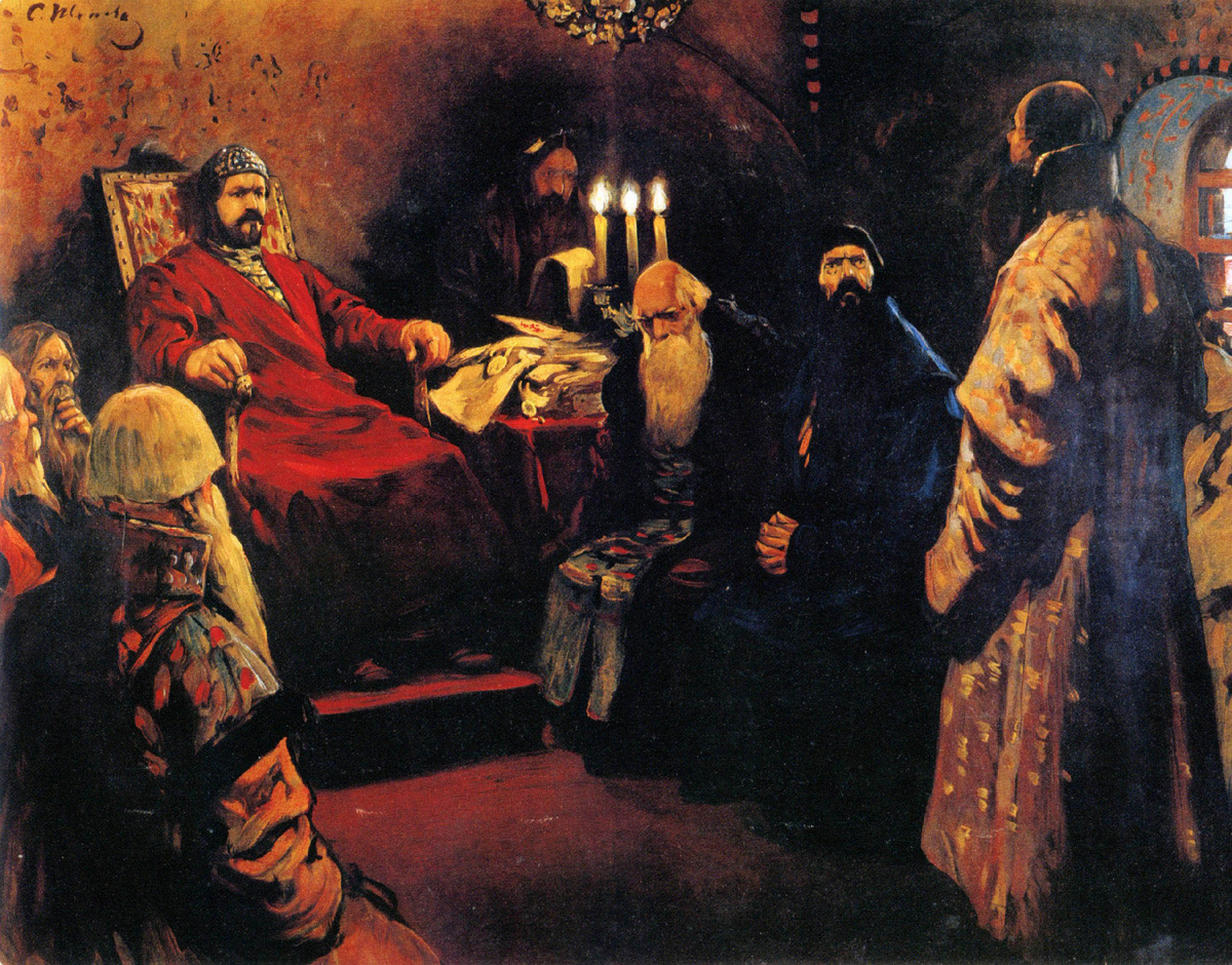 Заседание Боярской думы при Василие III.