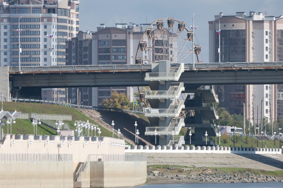    Вид на Новый мост и центр Барнаула. Источник: Олег Укладов