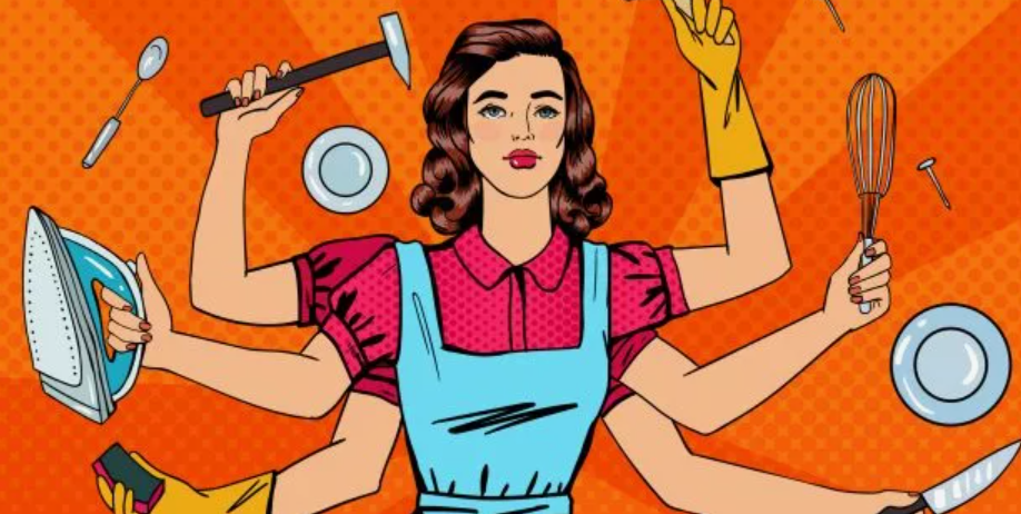 самая бессмысленная и неблагодарная работа - работа по дому