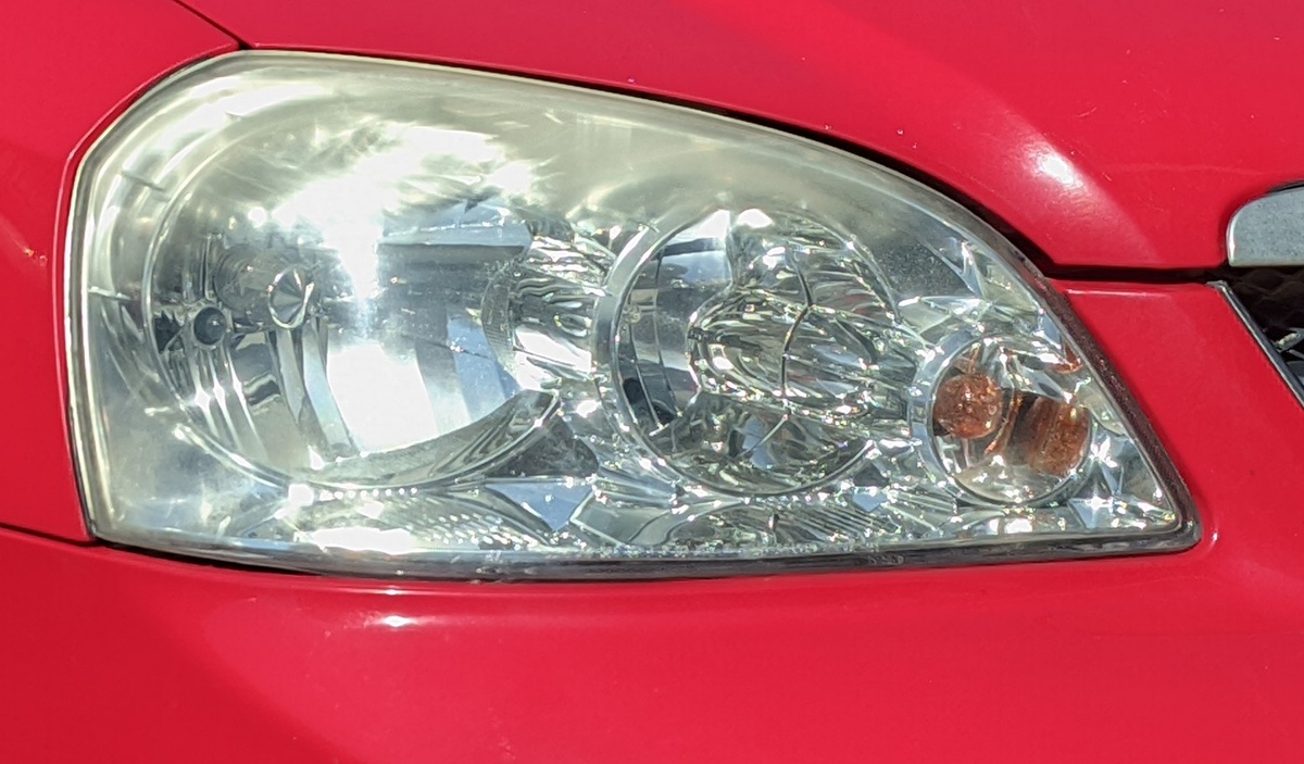 Фары до полировки