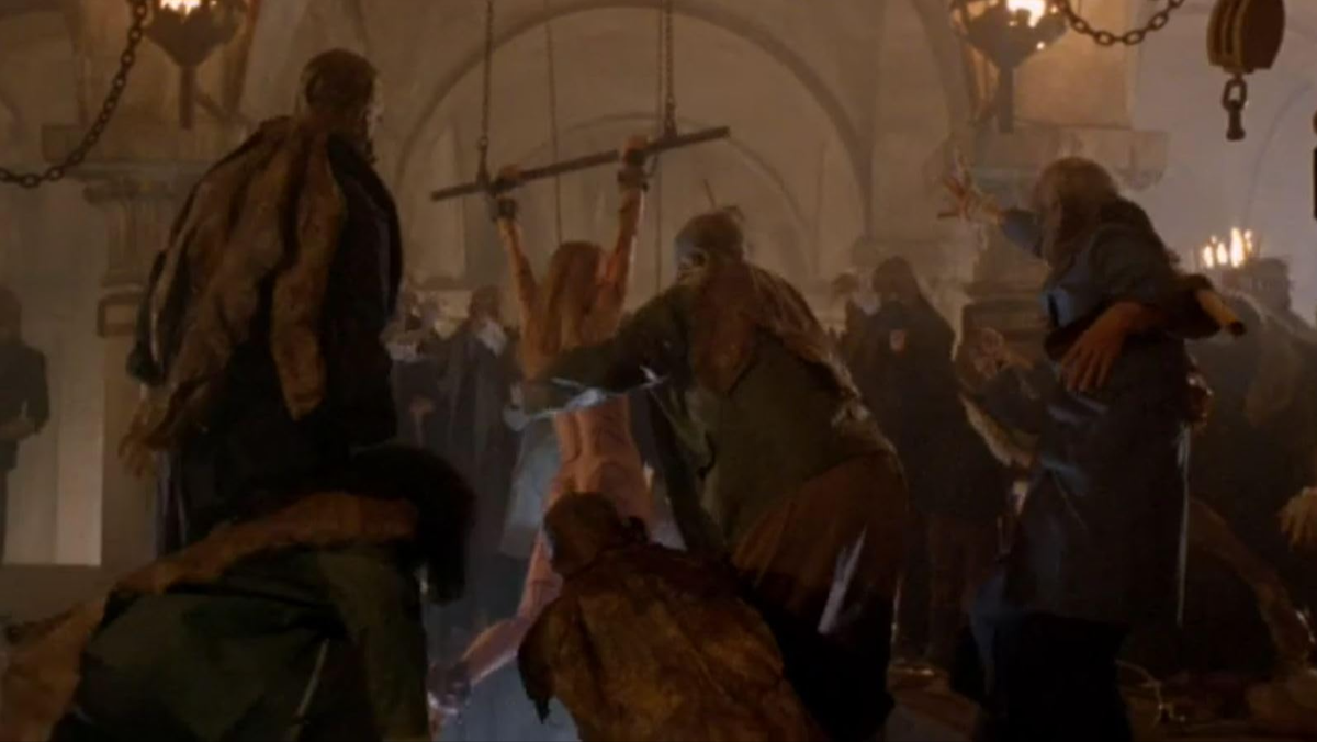 Кадр из фильма «Дагон», режиссер Стюарт Гордон, 2001 год, США