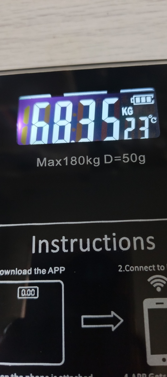 Прибавка на 350 грамм.