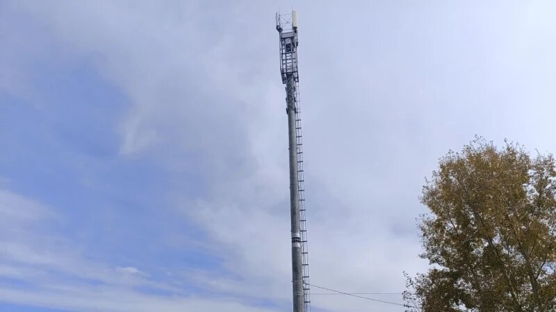     Открытие базовой станции мобильной связи в селе Хомутино Алтайского края. Фото предоставлено компанией «Ростелеком».
