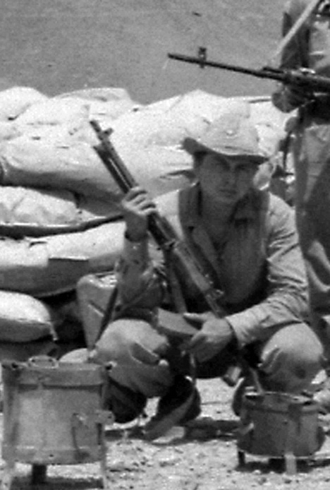 Рядовой Абдулкадыров на посту №13 июль 1984 год.