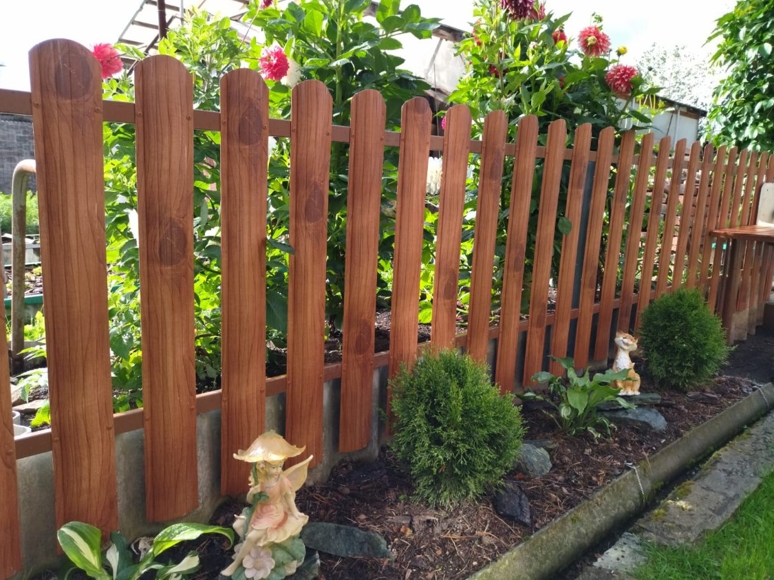 Штакетник Версаль МАКСИ, ЗОЛОТОЙ ОРЕХ 3D