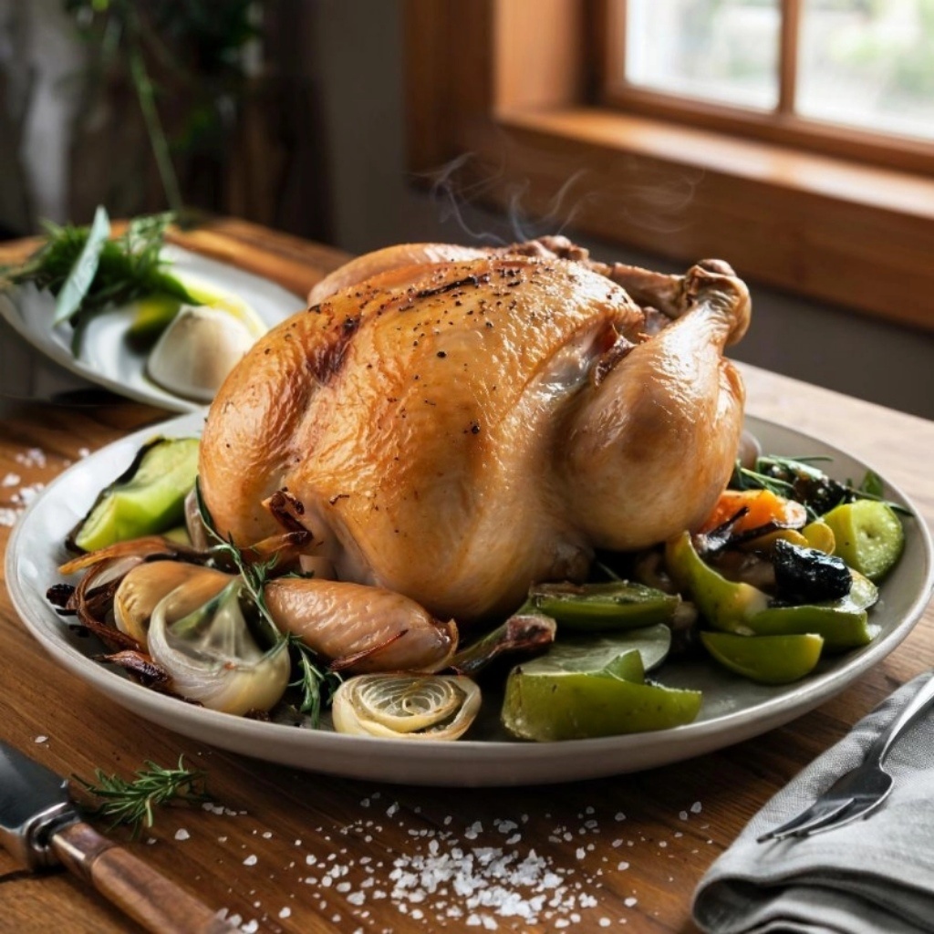 Такая #курочка готовится очень быстро, и получается очень сочной.