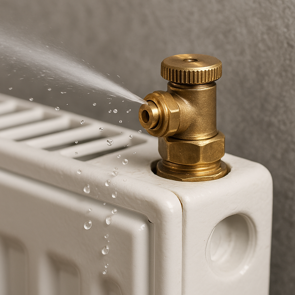 Удаление воздуха из радиатора через кран Маевского