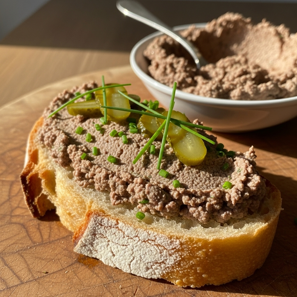 Паштет прекрасно хранится в холодильнике до недели, а если залить сверху маслом — и дольше!