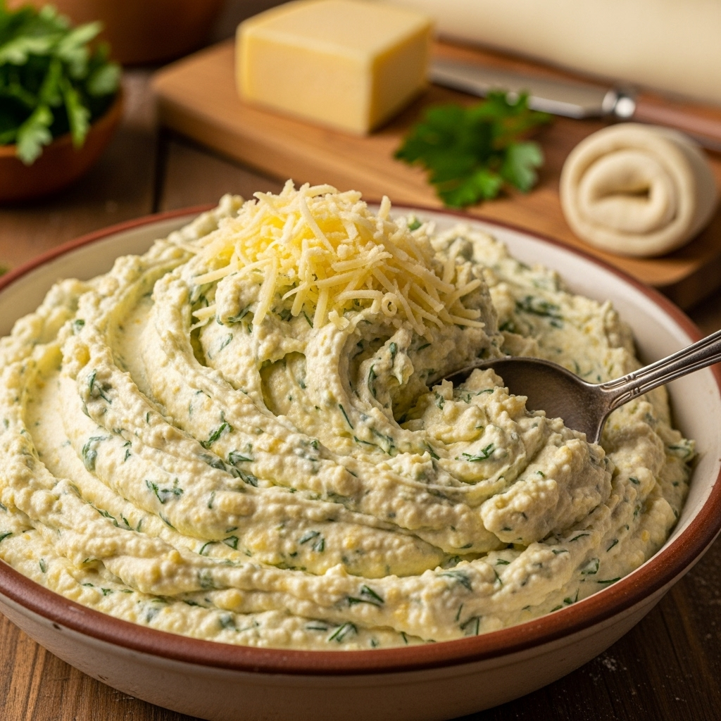 Миска с "чебуречной" начинкой