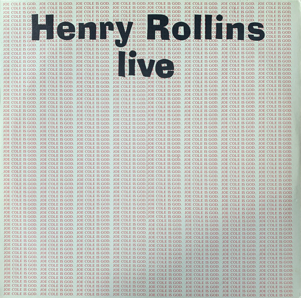Обложка сплит-альбома Henry Rollins / Gore. Фото с сайта Discogs.