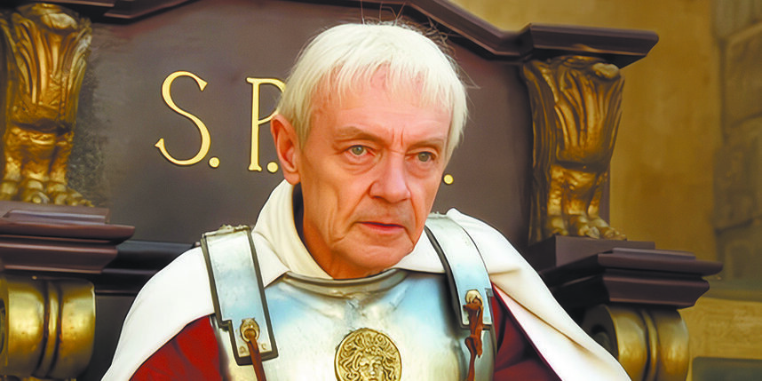    Кирилл Лавров в роли Понтия Пилата. Кадр из сериала "Мастер и Маргарита"