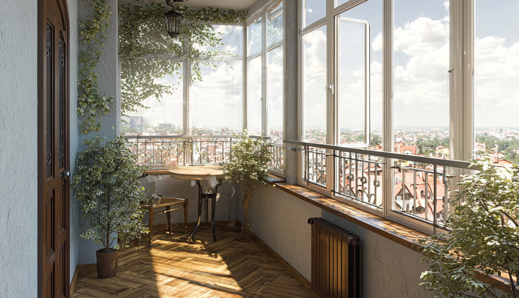 Теплый балкон