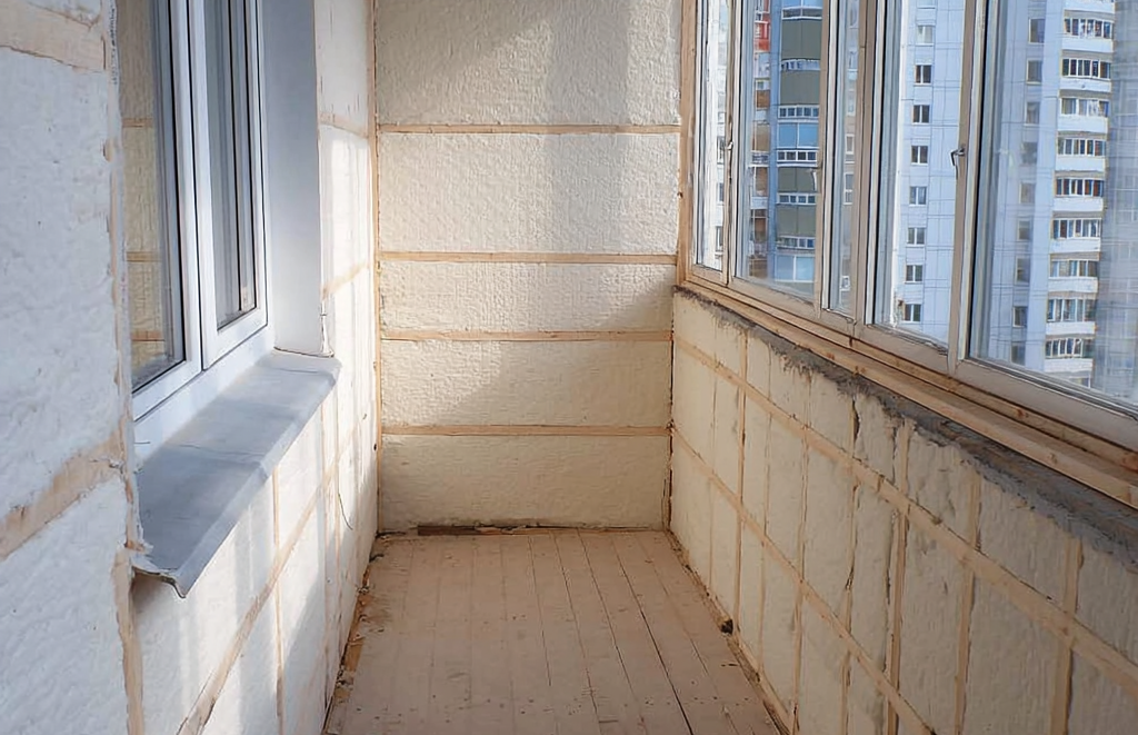 Утепление балкона