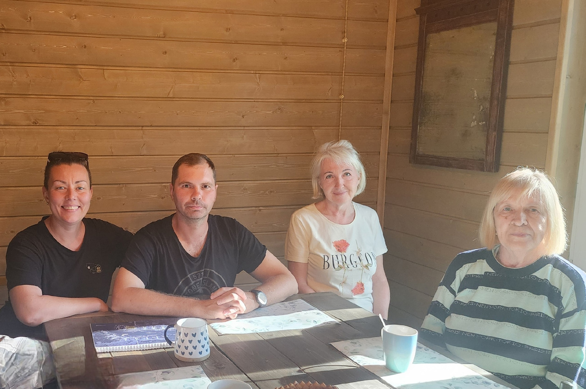 Лидия Ивановна Пистюльга в Крохино. Август 2025 года