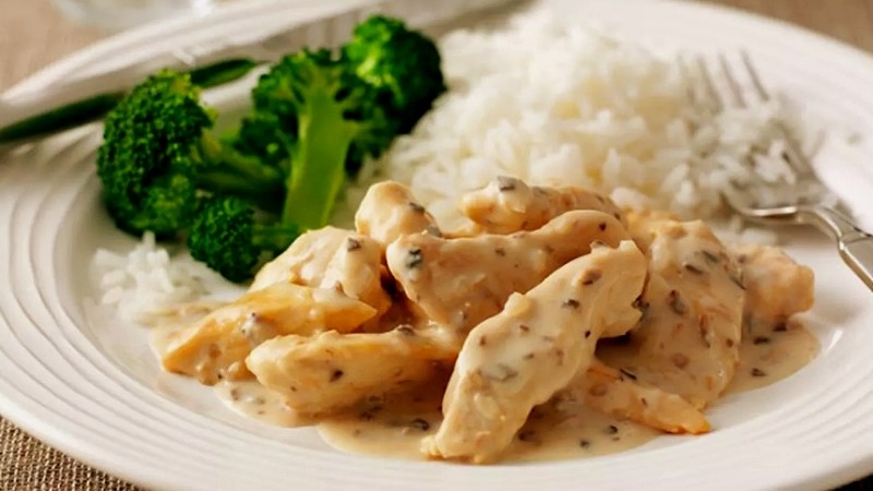 Курица в сливочном соусе