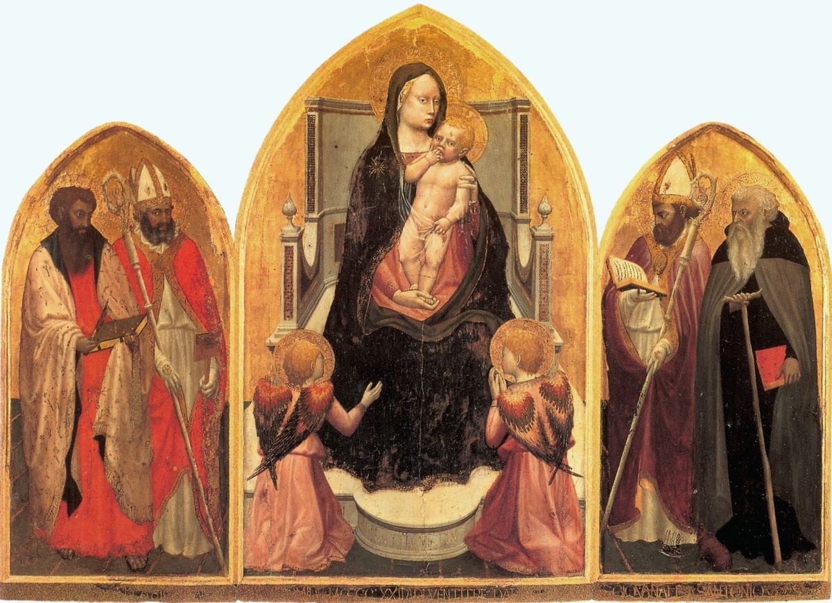 Триптих Сан-Джовенале, 1422 г., Музей сакрального искусства Мазаччо, Реджелло