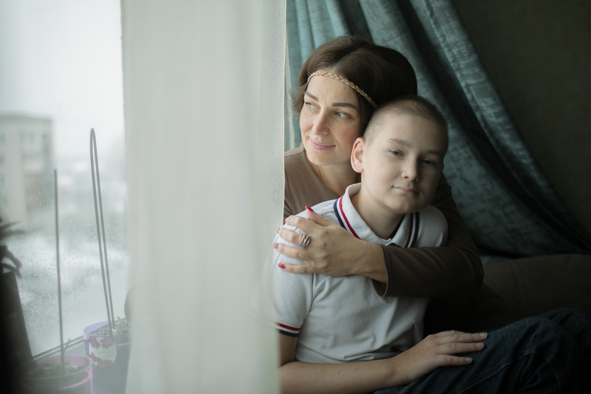 Вова с мамой Кристиной