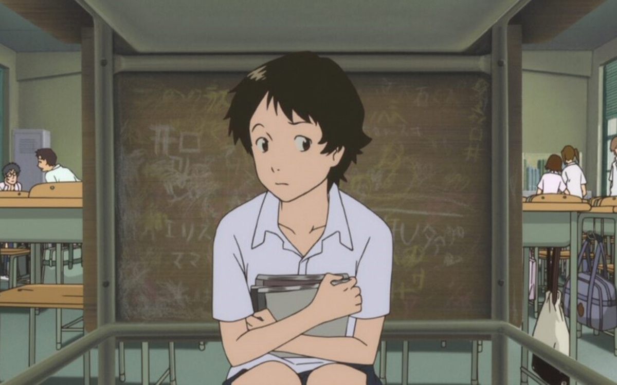 Кадр из аниме "Девочка, покорившая время"