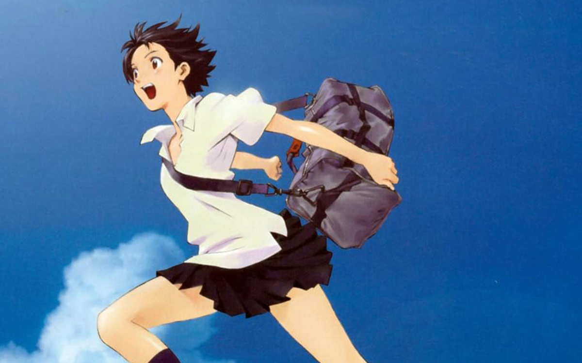 Постер аниме "Девочка, покорившая время"