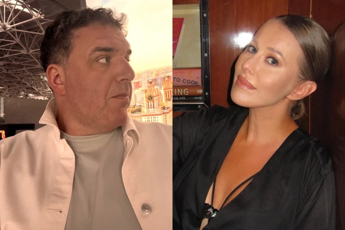 Максим Виторган и Ксения Собчак. Фото: соцсети