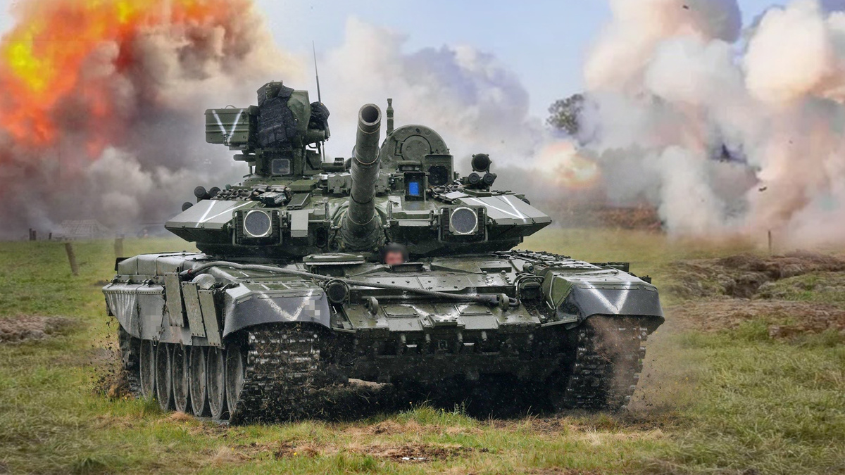 Фото: танк Т-90М «Прорыв». Коллаж Российский Союз Инженеров