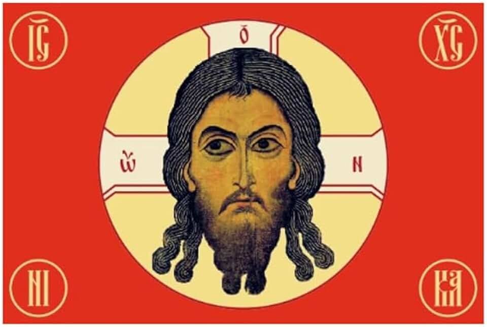 Флаг со Спасом нерукотворным