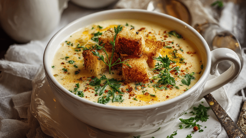 Суп из плавленых сырков