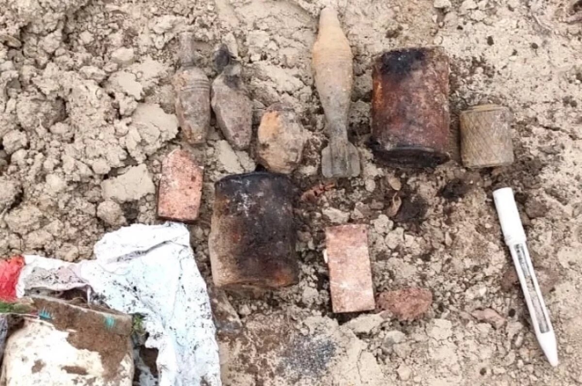    Житель Петрозаводска обнаружил на участке 14 боеприпасов времён войны