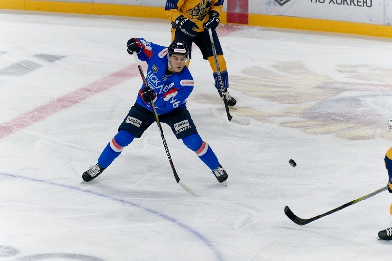     Егор Ганабин. Фото: соцсети ХК ЦСК ВВС