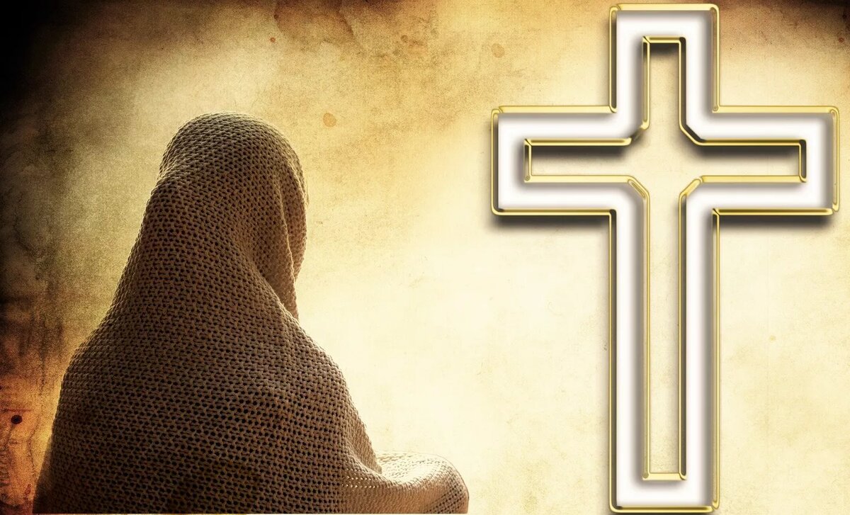 Молящаяся женщина