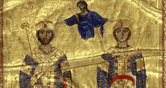 Никифор III и царица Мариам, икона 1078 года