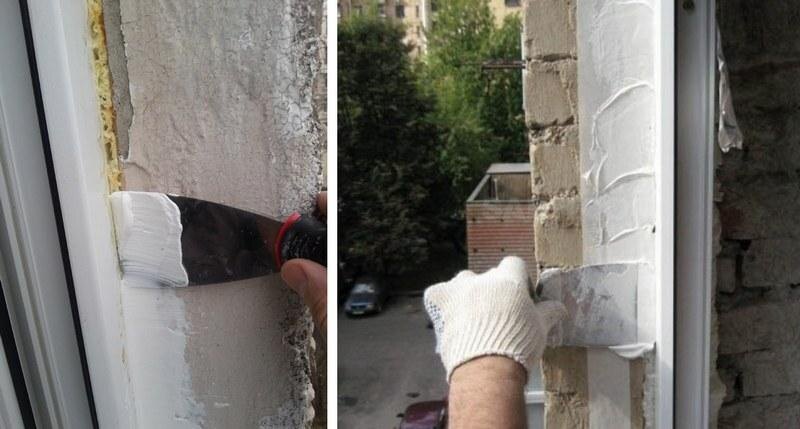 Чем зашпаклевать монтажную пену, чтобы не трескалось и не крошилось