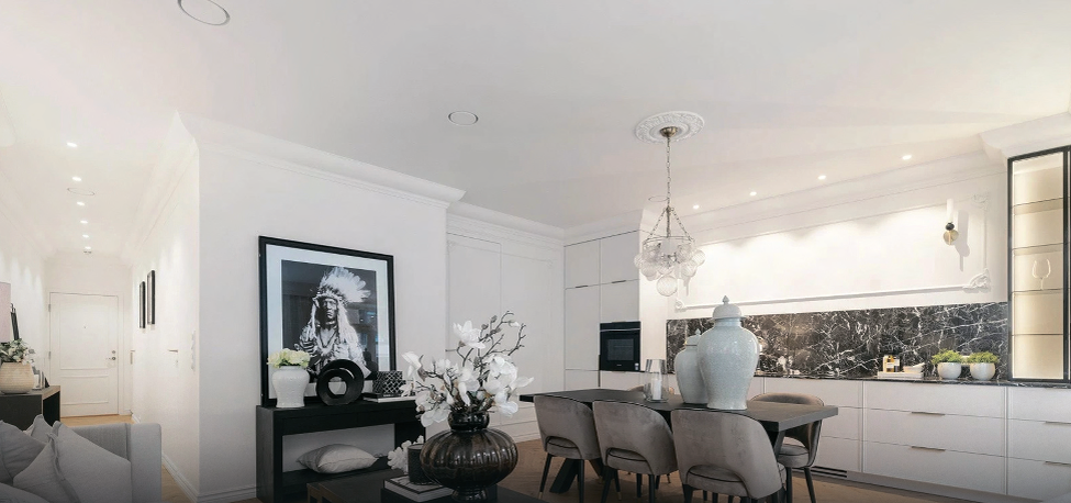 Роскошь в малом - дизайнерские диффузоры Блиццард D4 в форме круга или квадрата монтируются заподлицо с потолком.