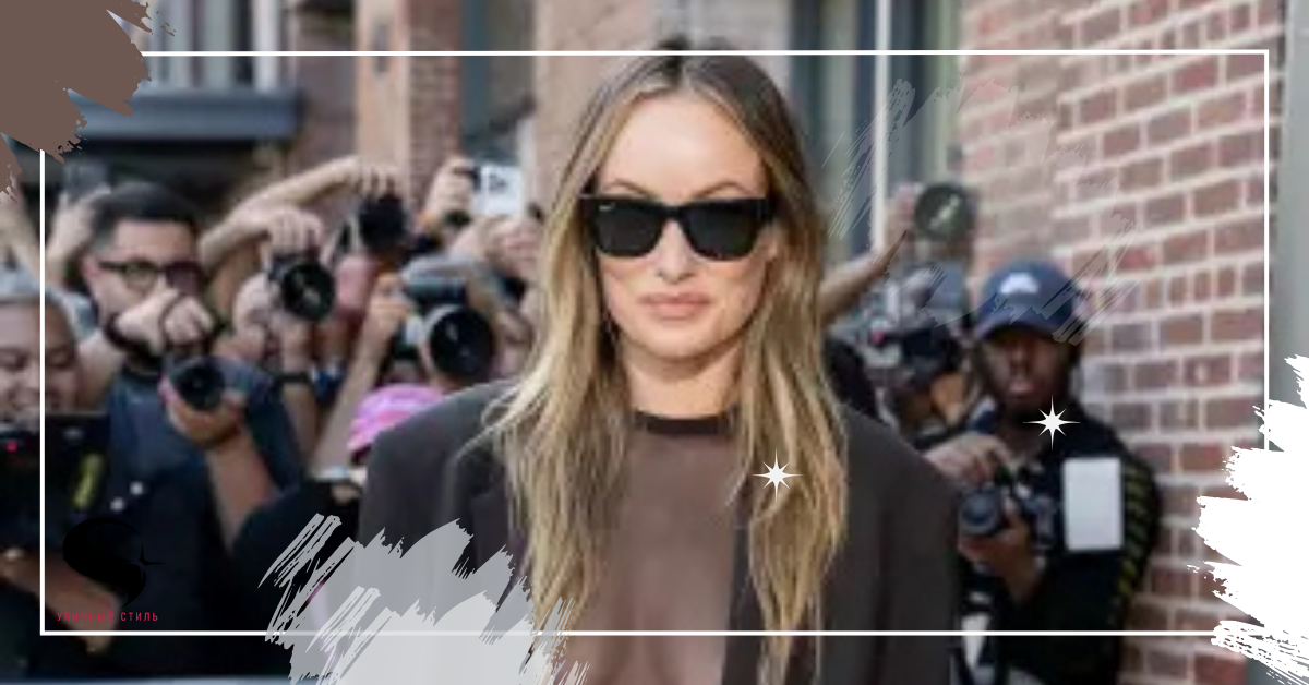 Оливия Уайлд поражает воображение своим совершенно прозрачным топом на Неделе моды в Нью-Йорке