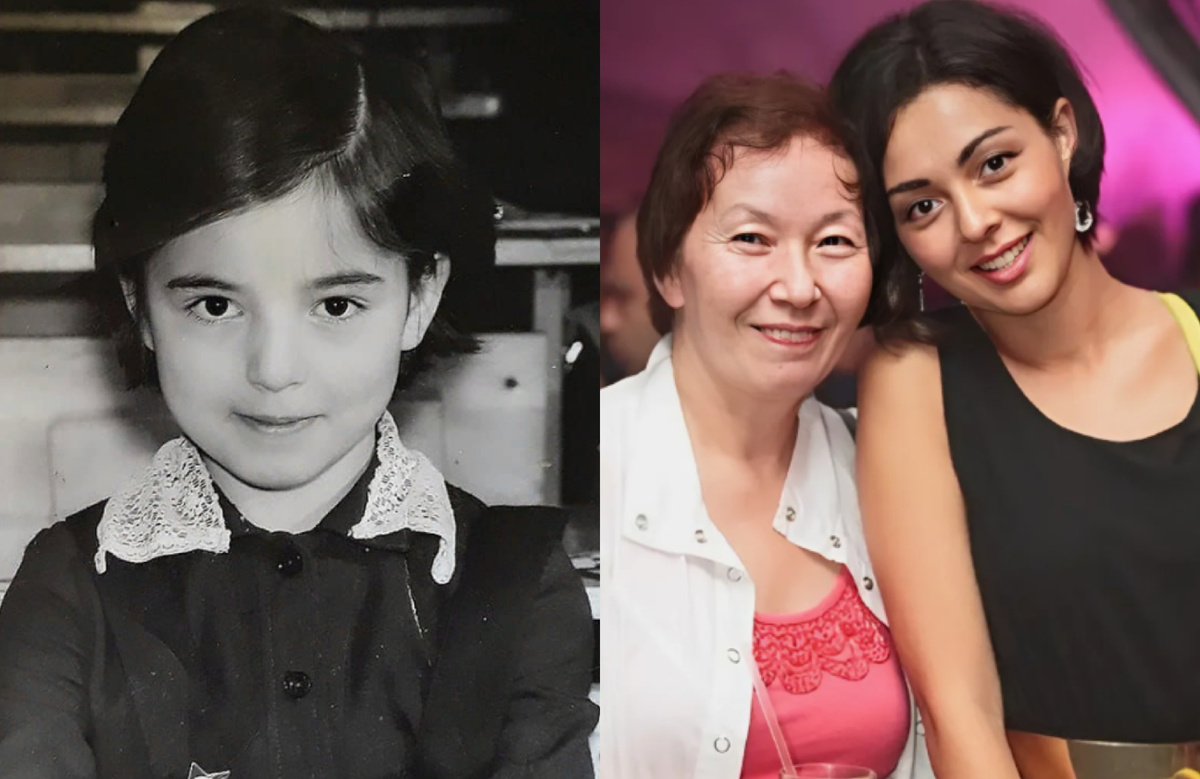 на фото Марина Кравец с мамой 