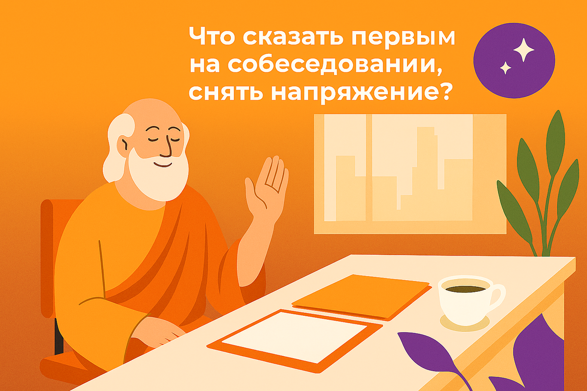 Что сказать первым на собеседовании, чтобы снять напряжение