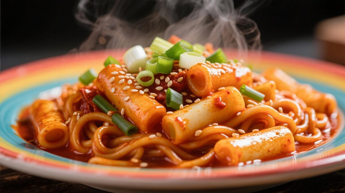 Токпокки за 15 минут: острое удовольствие корейской уличной кухни дома