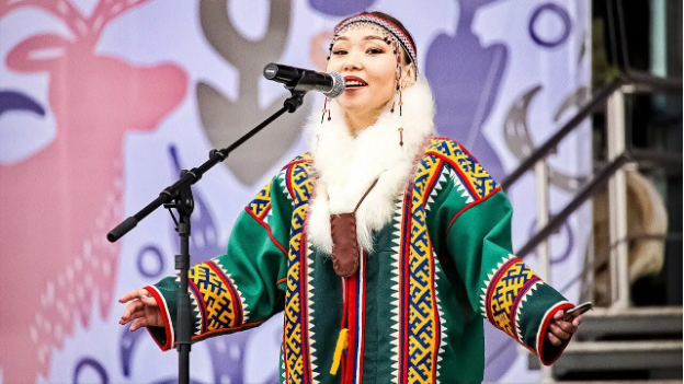 Масне Вануйто - солистка Ненецкого фольклорного ансамбля «Вы’сей»