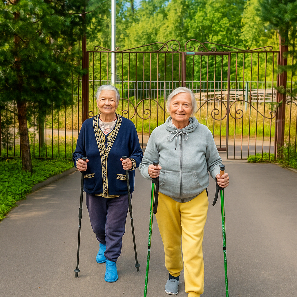 Терренкур в пансионате "Академия Долголетия"