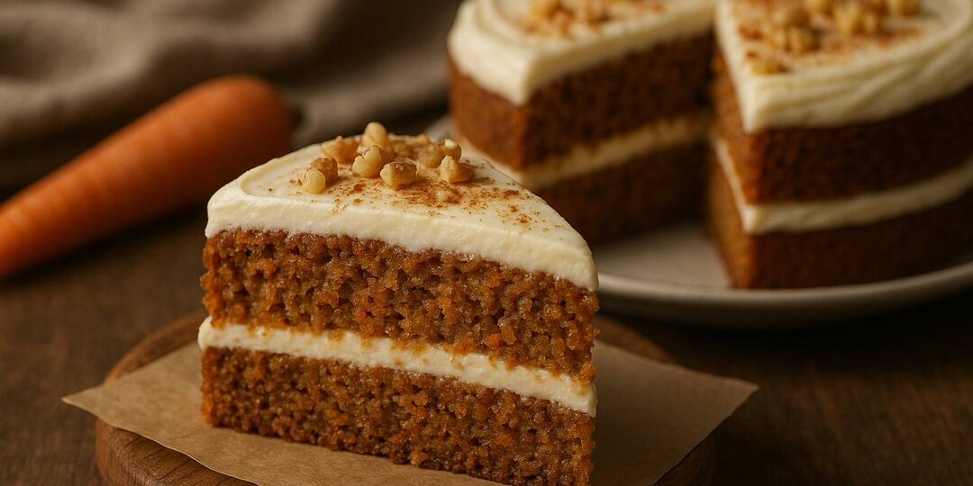 Не десерт, а сказка: влажный морковный торт с корицей и сливочным кремом