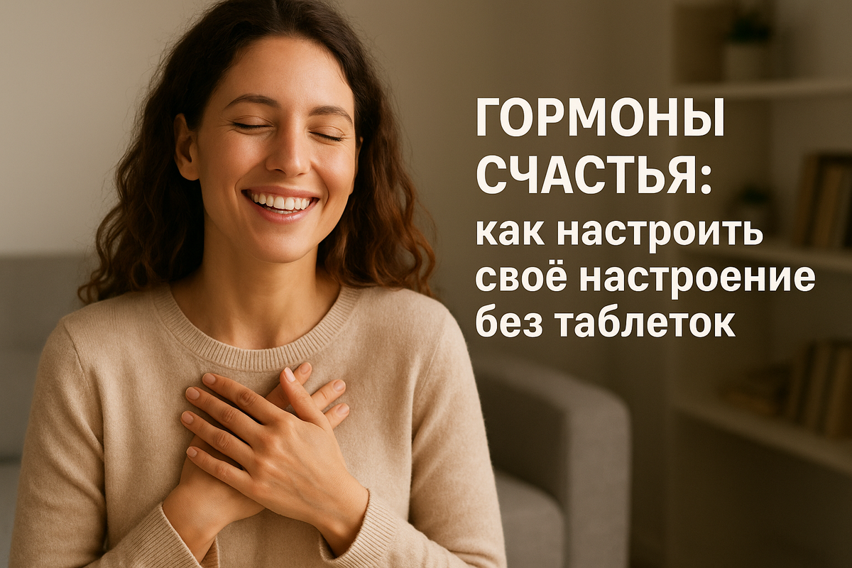 Гормоны счастья: как настроить своё настроение без таблеток#
