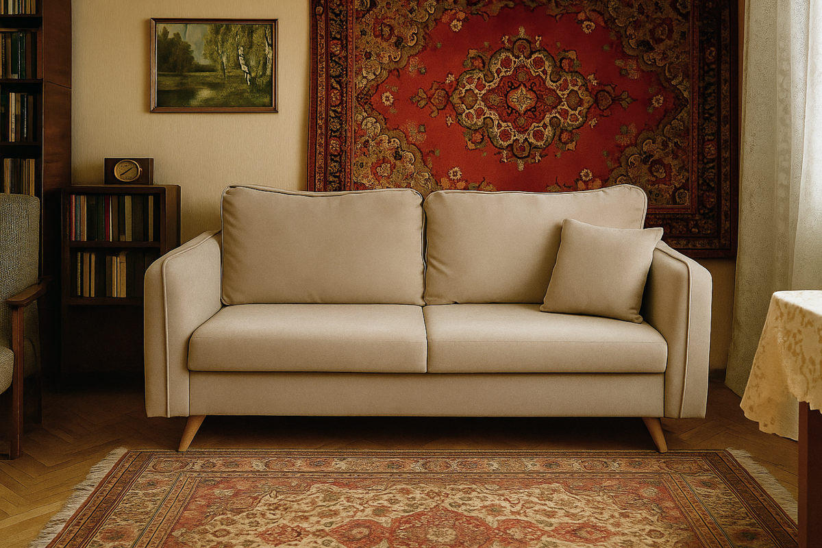 Стоимость дивана Brendoss 6134 с обивкой из велюра — 59 565* рублей. В наличии еще пять цветов. 