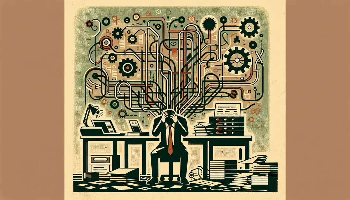 Проблема, с которой сталкивается бизнес до автоматизации.