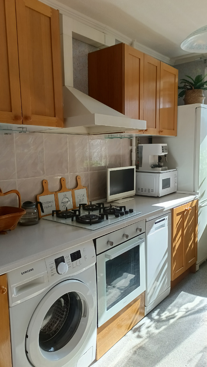 Фото после ремонта кухни 7,5 кв.м.