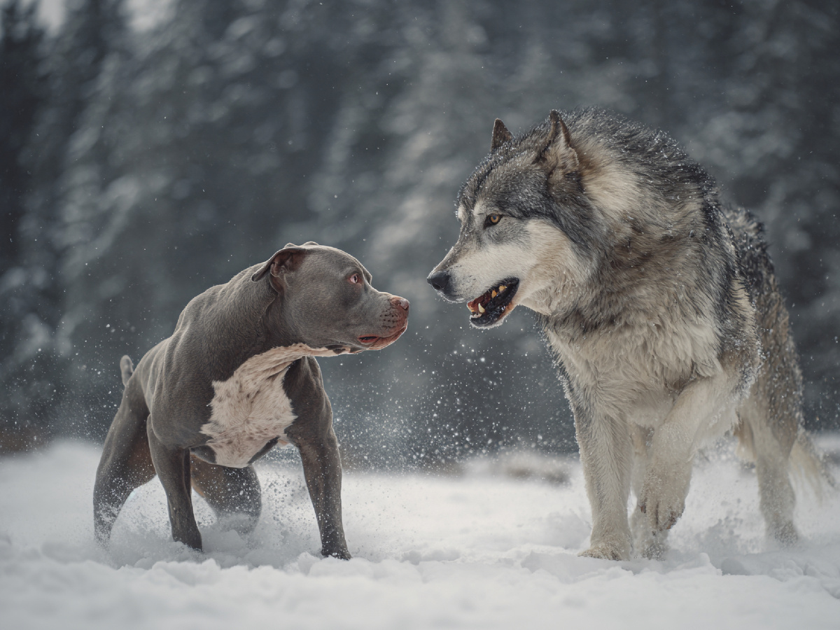 По всему миру ежегодно фиксируются десятки случаев, когда собаки отделяются от хозяев и становятся добычей волков... Как правило, от питомцев не остается ровным счётом ничего.