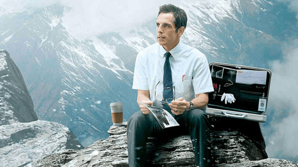 Кадр из фильма «Невероятная жизнь Уолтера Митти»