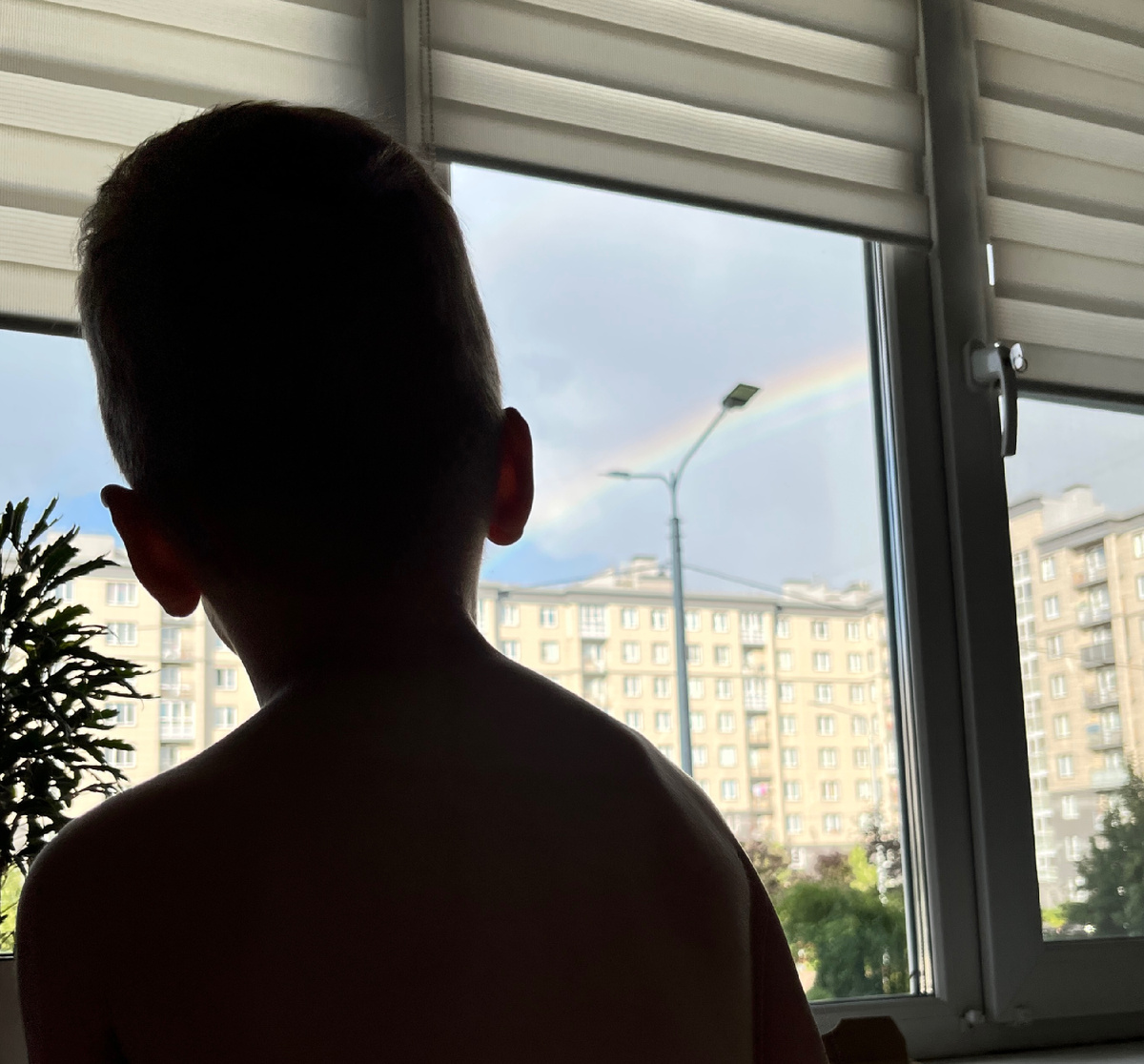 Первая радуга в жизни.