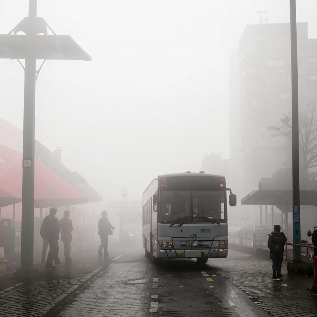 В ожиданье маршрутки народ.
Сумки серые, лица угрюмые.
Знает этот все, знает тот,
Что по чем, и какие где загагулины.

Каждый друг сам себе
Или враг?
Дремлют сумки в объятиях серости.
А душе-то ведь нужен размах
Красоты, остроумья и смелости.

Только наглухо молнии. Накрепко.
И в маршрутку – по одному.
Ну пожалуйста, можно улыбочку!
Это просто и так вам к лицу!